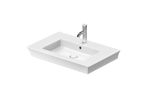 DURAVIT (White Tulip) Умывальник 750 х 490 мм, с отверстием под смеситель, с переливом, белый