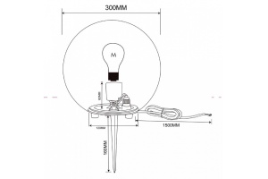 Шар световой Maytoni Erda O594FL-01W - 2