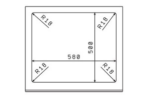 Мойка кухонная Florentina Липси 600 грей - 3