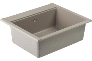 Мойка кухонная AQUATON Делия 60 серый шелк - 2