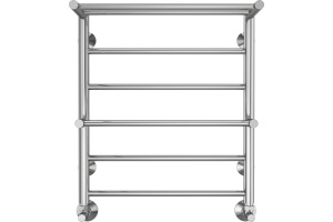 Водяной полотенцесушитель Terminus Анкона П6 500x600 с полкой Хром