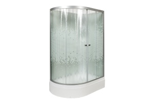 Душевая кабина Deto L 120х80 с гидромассажем, без крыши (L720RNGM)