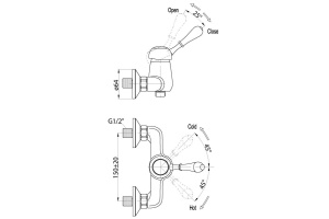 Смеситель для душа BelBagno Unique хром - 2