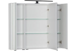 Зеркало-шкаф Aquanet Латина 90 белый - 3