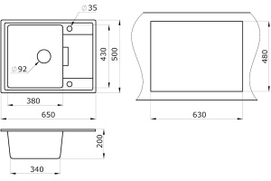 Мойка кухонная Paulmark Weimar PM216550-WH белый - 3