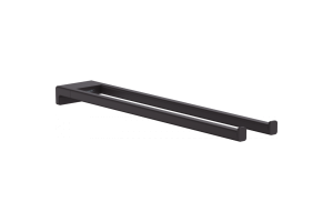 Двухрожковый держатель полотенец AddStoris Hansgrohe 41770670, матовый черный