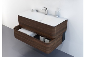 Мебель для ванной Am.Pm Sensation 80 подвесная, табачный дуб - 3