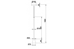 Подвесной светильник Maytoni Arrow P064PL-01B - 3