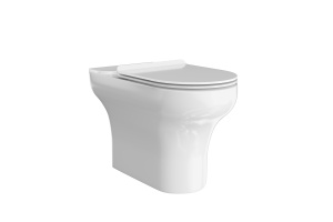 Унитаз BUONGIORNO напольный безободковый с крепежом без сиденья (сиденье PLMR.SEAT.02\WHT)