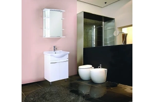 Зеркало-шкаф Onika Глория 55 R с подсветкой, белый (205505) - 2