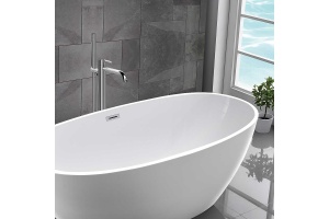 Смеситель для ванны напольный Vincea Desire хром - 2