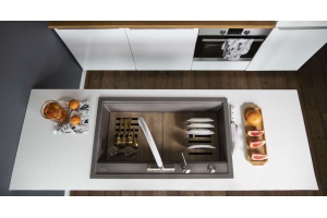 Мойка кухонная Omoikiri Kitagawa 86-LB leningrad grey - 2