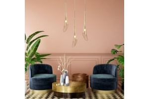 Подвесной светильник Eurosvet Folio 50224/1 янтарный - 2