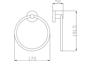 Полотенцедержатель Rav Slezak Colorado бронза - 2