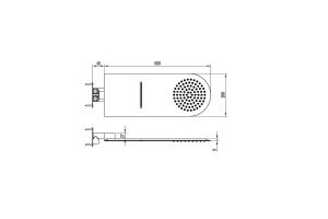 Верхний душ RGW Shower Panels SP-62 - 2