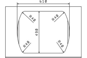 Мойка кухонная Florentina Нире 630 мокко - 3