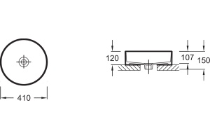 Рукомойник Jacob Delafon Delta Pure - 2