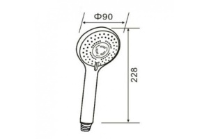 Душевая лейка Agger Wave хром - 3