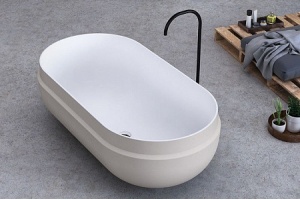 Ванна из литьевого мрамора Kolpa San Boul 165х85 белая - 2