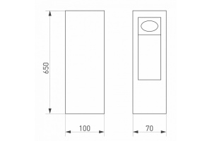 Уличный светодиодный светильник Arlight LGD-Mark-Boll-H650-7W Warm3000 029965 - 2