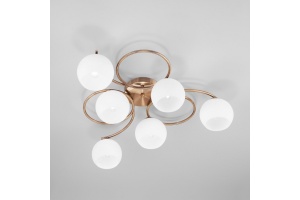 Потолочная люстра Eurosvet Alba 30144/6 античная бронза - 2