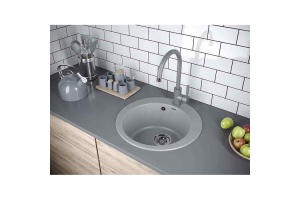 Мойка кухонная Paulmark Gelegen 48 серый матовый - 3