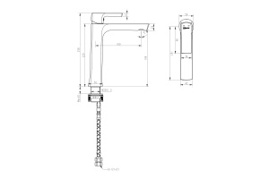 Смеситель Lemark Ursus для раковины LM7209BL - 2
