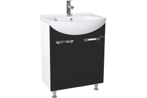 Тумба для комплекта Bellezza Альфа 55 черная