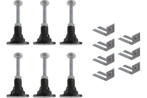 Поддон для душа Good Door Пента 90x90 с ножками и экраном - 2