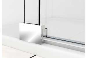 Душевая дверь в нишу Vincea Extra VDP-1E1011CL 100/110 см, стекло прозрачное, хром - 3