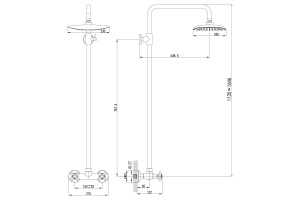 Душевая стойка Lemark Standard (LM2160C) - 2
