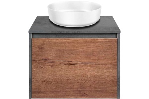 Тумба под раковину Vincea Chiara Mesa 60 серо-коричневая
