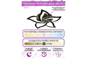 Потолочная люстра Natali Kovaltseva Innovation Style INNOVATION STYLE 83002 BLACK - 3