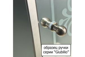 Душевой уголок Cezares Giubileo-R2-90 стекло с узором, золото - 2