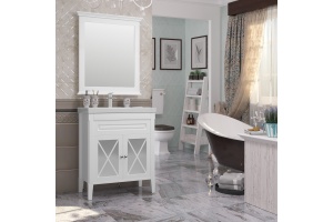 Тумба для комплекта Opadiris Палермо 80 белая матовая - 2