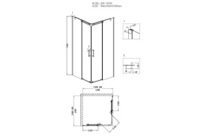 Душевой уголок Grossman Galaxy GR-3090 - 2