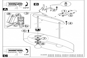 Подвесной светильник Eglo ПРОМО Maserlo 31616 - 2