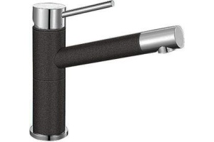 Смеситель для кухонной мойки Blanco Alta черный (515323)