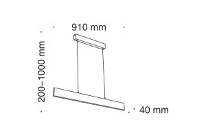 Подвесной светодиодный светильник Maytoni Step P010PL-L23B4K - 3
