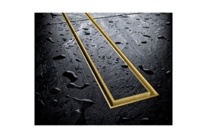 Душевой лоток Excellent Stilio 70 под облицовку плиткой золото - 2