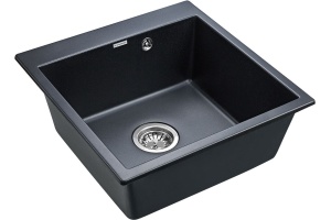 Мойка кухонная Paulmark Praktisch 51 черный матовый - 2