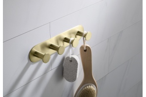 Вешалка-4 крючка Timo Saona 13015/17 золото матовое - 2