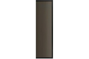 Боковая стенка Vincea Extra 90х200 черная стекло тонированное