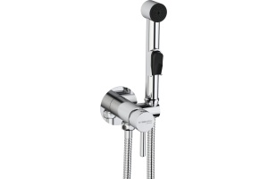 Гигиенический душ STWORKI by Damixa Хельсинки HFHS51000 со смесителем, С ВНУТРЕННЕЙ ЧАСТЬЮ, хром, встраиваемый, настенный, латунь