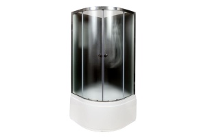 Душевая кабина Deto B 90х90 без крыши, черный (B90BLACK)