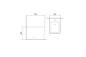 AQ1266N-00 ЛИБРА New Биде напольное 540*3565*410, крепеж - 2