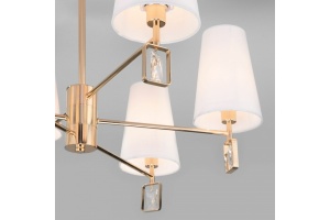 Люстра на штанге Eurosvet Milazzo 60137/6 золото - 3