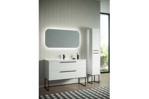 Тумба под раковину Sanvit Сити 100 белый глянец - 3