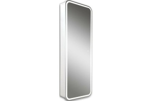 Зеркало-шкаф Azario Поинтианак 135х45 белый (LED-00002360)