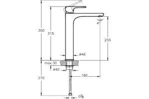 Смеситель для раковины VitrA Root Round хром - 2